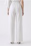 Striped Straight Women's Canvas Trousers Pnt01995 Ecru - 4