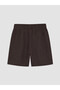 Trendlucky Women's 100% Linen Shorts with Elastic Waist - 6