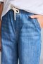 100% Cotton Straight Leg Tie Waist Blue Jean Trousers for Boys G6984A826Au - 4