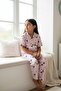 Summer Short-Sleeved Girls' Printed Pajama Set - 4