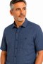 Men's 100% Cotton Short Sleeve Regular Fit Single Pocket Shirt Summer Casual Daily Wear - 2