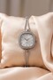 Clays Women's Silver Mesh Cord Silver Dial Stone Detailed Elegant Quartz Wristwatch |   Minimal Luxury 2026