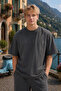Men's Oversize Basic Short Sleeve T-Shirt and Sweatpants Set Relaxed Fit Casual Two-Piece Set - 2
