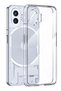 Nothing Phone 2 Case Clear, Hard PC Back + Soft TPU Bumper Crystal Clear Slim Fit Lightweight Transparent Skin Cover Shockproof Non-Slip Anti-Yellow Heavy Duty Protection (Clear)