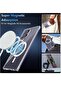 Samsung S24 Ultra Case w/Screen Protector, Magnetic Shockproof Translucent Matte Back Bumper Cover - 3