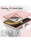 Case for Samsung Galaxy Tab S9 FE+ / S9 FE Plus 12.4-Inch – Soft TPU Tri-Fold Stand Protective Cover - 4