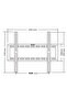 SH45F 26-65 Inch Screen Fixed Wall Mount, Black - 3