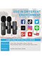 Wireless Microphone for iPhone iPad- Plug-Play Wireless Lavalier Mic with 2 Microphone for Phone Video Recording- - 6