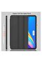 New iPad Pro 12.9 Case 2022/2021 with Pencil Holder, Trifold Stand Smart Case, Soft TPU Back (Black) - 2