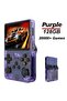 R36S Handheld Retro Gaming Console Linux System with TF Card, Preloaded with 15000+ Games, Retro Video Game Console 3.5-inch IPS Screen (Purple 64 GB) - 2