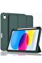 iPad 10th Generation Case (10.9 Inch, 2022) – Smart Case with Pencil Holder, Soft TPU Back, Auto Wake/Sleep Support – New Midnight Green