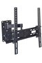 Lcd, Led Tv Wall Bracket For 36 Inch To 55 180 Degree Rotation And 15 + Tilt View, Swivel Articulating, Full Motion Mount, Black