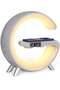 Wireless Charger Atmosphere Lamp, RGB Color Changing Mood Light with Time Display
