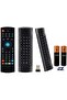 2.4G Mini Wireless Air Mouse Multifunctional Remote Control IR Air Mouse for Android Smart TV 3 Gyro 3 Sensor G-Box HTPC Mini PS3/4 Xbox 360 with USB with battery