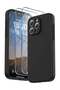 Design for iPhone 15 Pro Max Case, Liquid Silicone [2 x Screen Protectors & 1 x Lanyard]