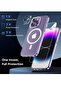 Magnetic Case compatible with iPhone 15 Pro Max, Anti-Yellowing, Ma-gs-afe, Screen & Camera Protector - 2