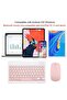 Rechargeable Bluetooth Keyboard and Mouse Combo Ultra-Slim Portable Compact Wireless Keyboard - 2