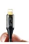 CA-1590/CA-1591 1.2 Meter 3A 36W Type-C to Lightning Transparent Data Cable - 6