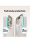 [3 in 1] for iPhone 15 Pro Max Case with 9H Tempered Glass Screen Protector, Liquid Silicone Shockproof Protective Case - 6