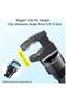 C192 Clip-on Rotating Car Rearview Mirror Mount Adjustable Bracket for 4-6.7inch Phone Holder - 6