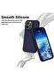 Designed for iPhone 14 Pro Max Case, Silicone Shockproof Slim Thin Phone Case for iPhone 14 Pro Max 6.7 inch (Midnight Blue) - 5