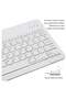 Wireless Keyboard|Mouse, Bluetooth Wireless Rechargeable Keyboard with Charging Cable, Ultra Thin Keyboard for iPad Smartphone Computer, Compatible with Android/iOS/Windows/Mac System-Blue - 4