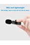 Mini Lavalier Microphone Clip-on Omnidirectional Mic Transmitter Receiver D11123-1—JA Black - 4