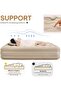 Portable Inflatable Air Mattress with Built-in Electric Pump – Water-Resistant Sleeping Pad - 3