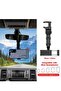 2PCS Rearview Mirror Phone Holder, 360 Rotatable Car Phone Holder Mount, Universal 50mm-100mm Multifunctional Rear View Mirror Phone Holder Cell Phone Cradles for Car/Back Seat/Kitchen (Blac - 5