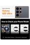 Clear Magnetic Case for Samsung Galaxy S25 Ultra 6.8" - Slim Transparent Blue Design - 2