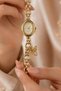 Gress Women's Gold Bee Figured Charm Bracelet Watch White Dial Steel Chain Band Luxury Vintage Elegant Women's Wristwatch 2026 - 4