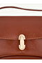 Women's Lock Closure Baguette Hand and Shoulder Bag - 5