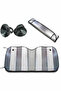 Car Front Windshield Sunshade Foldable Auto Sun Visor Fit for All Car Models - 4