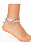 Beaded Anklet Hand Knitted Adjustable Bohemian Summer Foot Jewelry