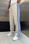 Men's Sweatpants Oysho Colorful Striped Six Gray Oversize