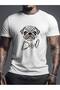 تي شيرت AI Pug Dad Crinkle للرجال - 2