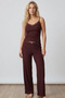 Plum Lace Bürümcük-Krınkıl Rope Strap Pajama Set 8059 - 2