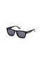 Shiny Black Polarized Injected Youth Sunglasses