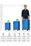 Aluminum Frame 20 Inch (7-10kg) Carry On Luggage, Silent Spinner Wheels, Zipperless Hard Shell, Secured Lock, Suitcase - 8