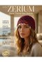 Handmade Women's Knitted Bohemian Hat Beach Club Style Star and Leaf Figured Glittery Burgundy - 3