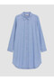 Lcw Everyday Shirt Collar Women's Jean Tunic