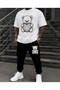 Unisex Oversize Shorts Set Short Sleeve T-Shirt Comfortable Fit Summer Casual Sports
