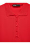 Half Button Polo Collar Sleeveless Knitwear Undershirt T-Shirt - 7