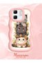 Infinix Hot 50I Compatible Case Camera Protector Pink Silicone Couple Phone Case Cat Pattern - 2