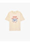 Cotton Short Sleeve Crew Neck Graphic Sardine Print Oversize T-Shirt - 3