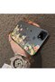 Realme C15 Compatible Silicone Edge Hard Back Case Couple Phone Case with Floral Pattern - 4