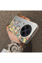 Vivo X300 Compatible Silicone Edge Hard Back Case Couple Phone Case with Floral Pattern - 4