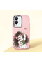 Vivo Y28 Compatible Case Camera Protective Pink Silicone Couple Phone Case Girl Patterned
