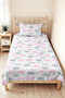 Cloud Star Pink Children's Room Single Pique Set - Gray 160X220 cm Quilted Bedspread - 6