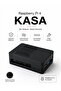 Raspberry Pi 4 Protective Case – Black – Ventilated Design